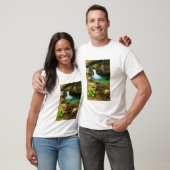 Cascade op Hare Creek, Californië T-shirt (Unisex)