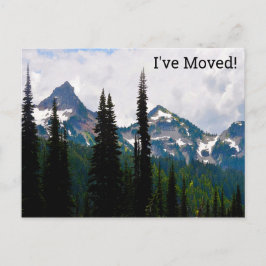 Cascade Peaks Waterverf Wijziging adres Briefkaart