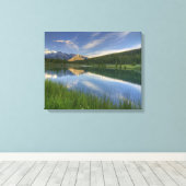 Cascade Ponds Canada Canvas Afdruk (Insitu (Houten vloer))