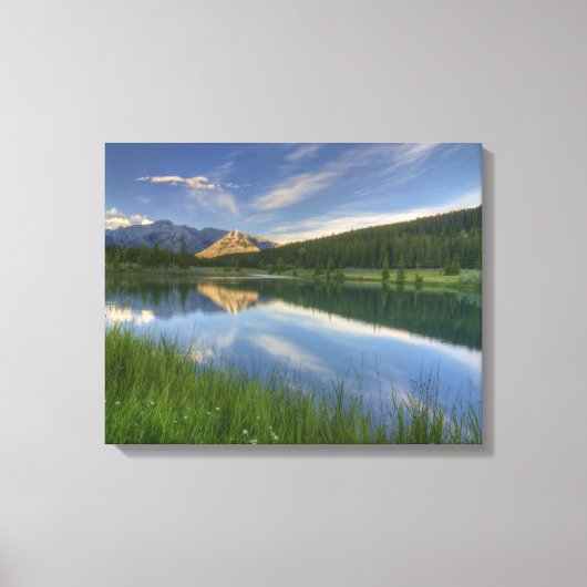 Cascade Ponds Canada Canvas Afdruk (Voorkant)