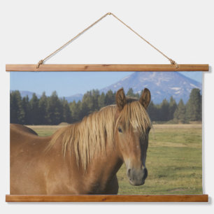 Cascade Range Kastanjebruine paard Hangend Wandkleed