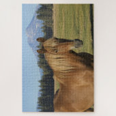 Cascade Range | Kastanjebruine Paard Legpuzzel (Verticaal)