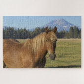 Cascade Range | Kastanjepaarden Legpuzzel (Horizontaal)