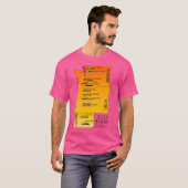 Cascade Range - Mt Baker Glacier Peak Mt Rainier M T-shirt (Voorkant volledig)