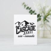 Cascade Range USA Canada logo. (Staand voorkant)
