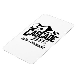 Cascade Range USA Canada logo. Magneet
