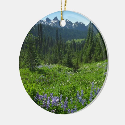 Cascade Range van Mount Rainier National Park Keramisch Ornament (Links)