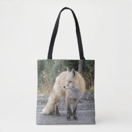 Cascade Red Fox Wildlife Foto Tote Bag