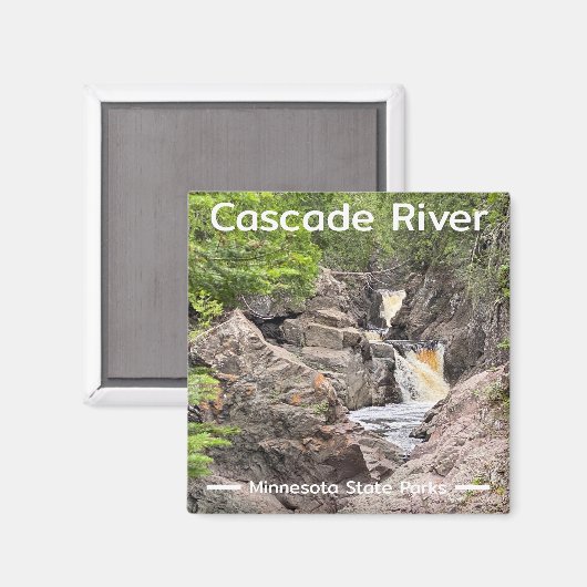 Cascade River State Park Magnet (Voorkant / Achterkant)