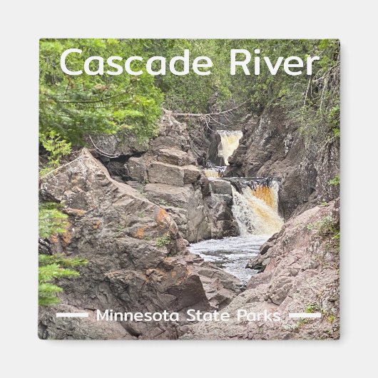 Cascade River State Park Magnet (Voorkant)