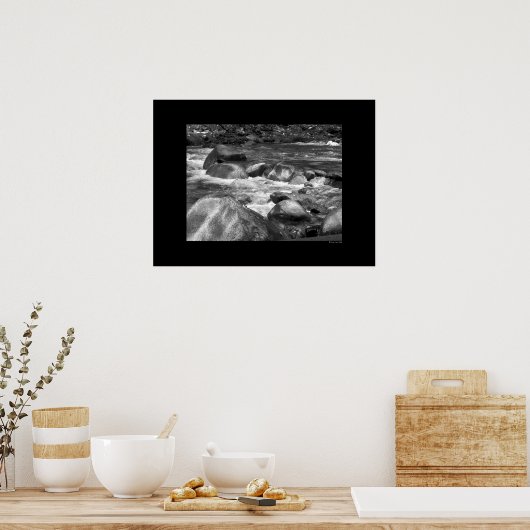 Cascade - Rocks Poster (Keuken)