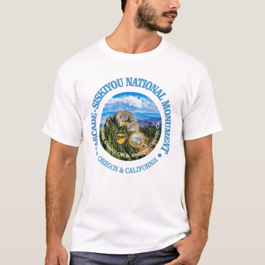 Cascade-Siskiyou Nationaal Monument (NM) T-shirt (Voorkant)