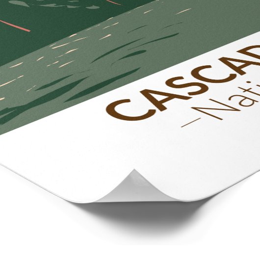 Cascade Siskiyou National Monument Oregon  Poster (Hoek)