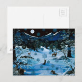 Cascade Sneeuwvlok Ansichtkaart Briefkaart (Voorkant / Achterkant)