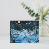 Cascade Snowflake Briefkaart (Staand voorkant)