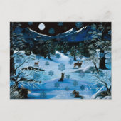 Cascade Snowflake Briefkaart (Voorkant)