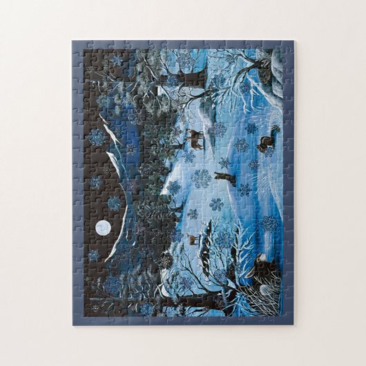 Cascade Snowflake Puzzle Legpuzzel (Verticaal)