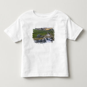 Cascade stroom, Glacier National Park, Kinder Shirts