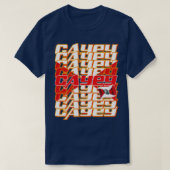 Cascade-tekst T-shirt (Design voorkant)