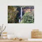 Cascade van de natuur bij Fitzroy Falls Poster (Keuken)