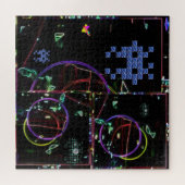 Cascade van elektronische spellen legpuzzel (Horizontaal)