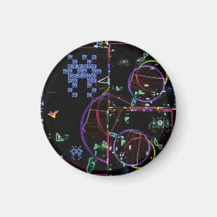Cascade van elektronische spellen magneet