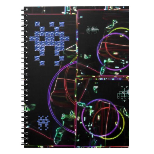Cascade van elektronische spellen notitieboek (Voorkant)