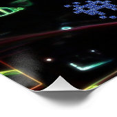 Cascade van elektronische spellen perfect poster (Hoek)