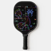Cascade van elektronische spellen pickleball paddle (Achterkant)