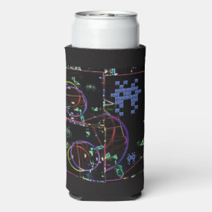 Cascade van elektronische spellen seltzer blikjeskoeler