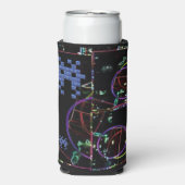 Cascade van elektronische spellen seltzer blikjeskoeler (Seltzer Voorkant)