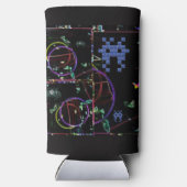 Cascade van elektronische spellen seltzer blikjeskoeler (Achterkant)