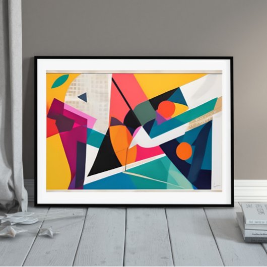 Cascade van Kleur Poster