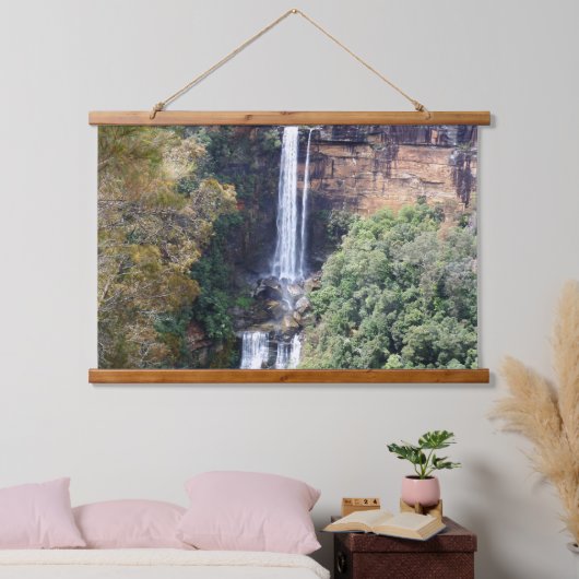 Cascade van Natuur bij Fitzroy Herfsten Hangend Wandkleed (Slaapkamer)