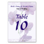 Cascade van Paarse orchideeën-weddenschappen Kaart (Achterkant)