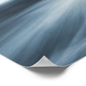 Cascade waterval op een mystieke ochtend poster (Hoek)