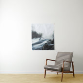 Cascade waterval op een mystieke ochtend wandkleed (In situ)