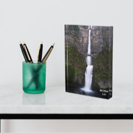 Cascadende Multnomah Falls Scenic Fotoblokken