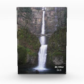 Cascadende Multnomah Falls Scenic Fotoblokken (Voorkant)
