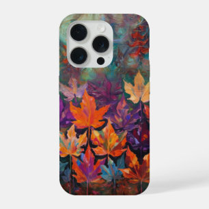Cascaderende herfstbladeren, kleurrijk herfstontwe iPhone 15 pro case