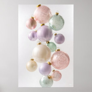 Cascaderende Siercluster Pastel Droom Poster