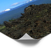 Cascades & Lava Rocks, Oregon Poster (Hoek)