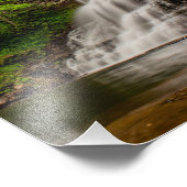 Cascades Waterfall in Virginia Foto Afdruk (Hoek)