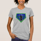 Cascadia Baseball Diamond Logo T-shirt (Voorkant)