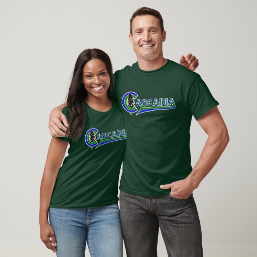 Cascadia Baseball Threated T-Shirt (Unisex)