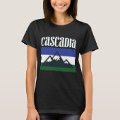 Cascadia Doug Flag Pacific Northwest T-Shirt Gift (Voorkant)