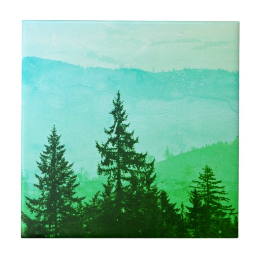 Cascadia Green Tegeltje (Voorkant)