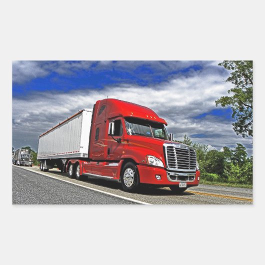 Cascadia-Stickers van Sauder Rechthoekige Sticker (Voorkant)