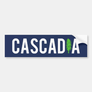 Cascadia-structuur Bumpersticker