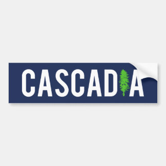 Cascadia-structuur Bumpersticker